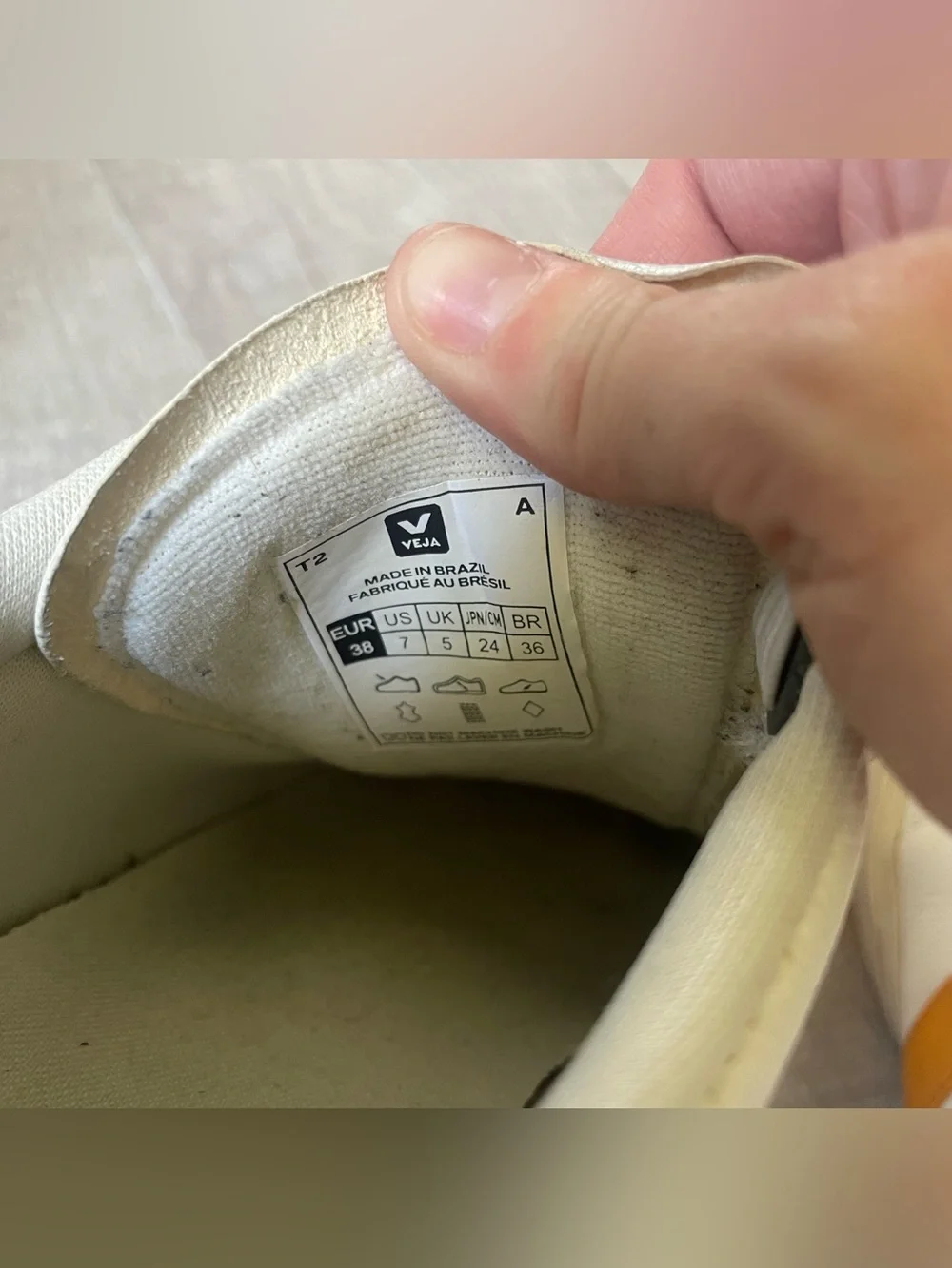 Veja Campo Low Chromefree White Yellow Sneakers